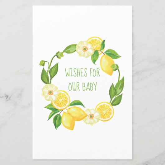イエローレモンシトラスフローラベビーウィズカード (裏面)