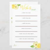 イエローレモンシトラスフローラベビーウィズカード (正面/裏面)