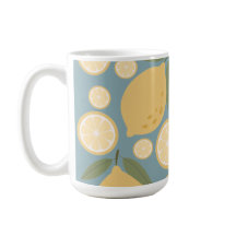 イエローレモンシームレスパターン