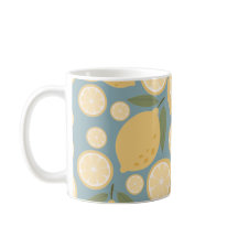 イエローレモンシームレスパターン