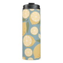 イエローレモンシームレスパターン