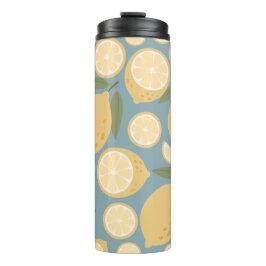 イエローレモンシームレスパターン タンブラー