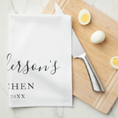 イエローレモンズファミリーキッチンカスタム キッチンタオル (四つ折り)