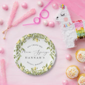 イエローレモンソレント地中海のブライダルシャワー ペーパープレート (パーティー)