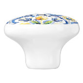 イエローレモンタイルパターン セラミックノブ (側面)