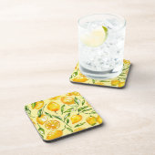 イエローレモンフルーツコースター | Fruit Coaster Set コースター (右側)