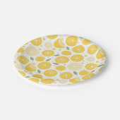 イエローレモンフルーツパーティー：メインスクイーズLem-One-Ade ペーパープレート (アングル)
