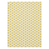 イエローレモンフロステッドカップケーキケーキデザートグルメ テーブルクロス (正面)