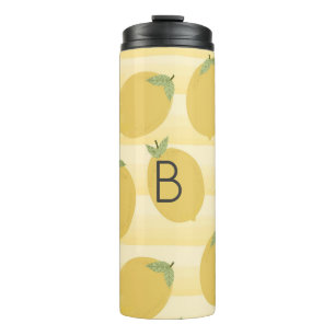 イエローレモン夏フルーツウォーターカラーおもしろいブライト タンブラー
