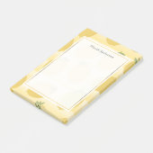 イエローレモン夏フルーツウォーターカラーおもしろいブライト ポストイット (アングル)