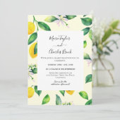 イエローレモン庭園の結婚式招待状 招待状 (スタンド正面)