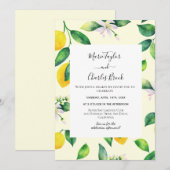 イエローレモン庭園の結婚式招待状 招待状 (正面/裏面)