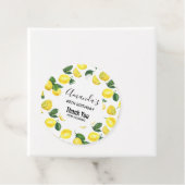 イエローレモン水彩果実模様 フェイバータグ (インサイチュ)