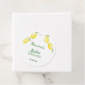 イエローレモン赤ちゃんシャワー フェイバータグ (インサイチュ)