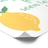 イエローレモン ウェディングシャワーのキスの数を当ててみて ポスター (角)