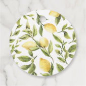 イエローレモン ソレント メディテレーニアン ブライダルシャワー フェイバータグ (裏面)