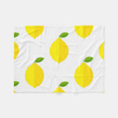 イエローレモン フリースブランケット (正面(横))