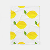 イエローレモン フリースブランケット (正面)