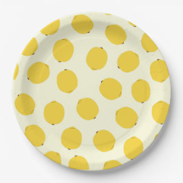 イエローレモン ペーパープレート