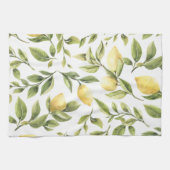 イエローレモン メディテラニアン ブライダルシャワーのギフト キッチンタオル (横)