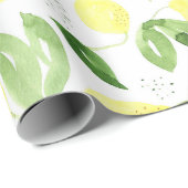 イエローレモン ラッピングペーパー (ロールコーナー)