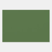 イエローレモン、離れ緑の花、白い花 ラッピングペーパーシート (正面3)