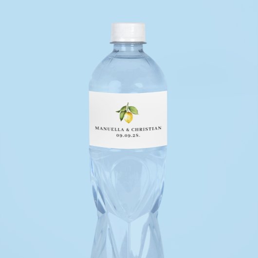 イエローレモ結婚ン ペットボトルラベル