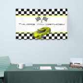 イエローレースカー誕生日パーティー 横断幕 (トレードショー)