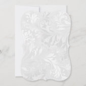 イエローロスタイリッシューズ&ダマスクバースデーパーティー 招待状 (裏面)