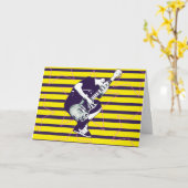 イエローロックイン誕生日カード カード (黄色い花)