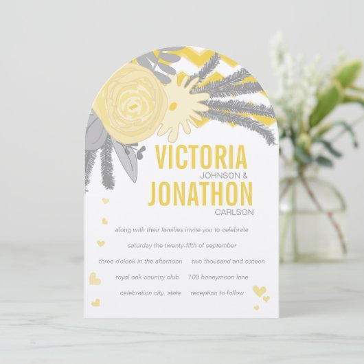 イエローローズとファズグレージグザグ結婚ズ 招待状 (スタンド正面)