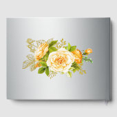 イエローローズアンドシルバー結婚ズゲストブック ゲストブック (裏面)