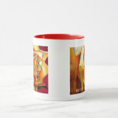 イエローローズアートハッピーマザーズデイマグ マグカップ (中央)