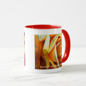 イエローローズアートハッピーマザーズデイマグ マグカップ (正面右)