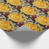 イエローローズウィズベビーブレスラッピング紙 ラッピングペーパー (角)