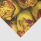 イエローローズウィズレッドティップスフローラティッシュペーパー 薄葉紙 (詳細)