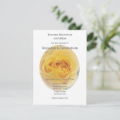 イエローローズウェディングレセプション 招待状 (スタンド正面)