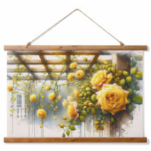 イエローローズウォーターカラーガーデン