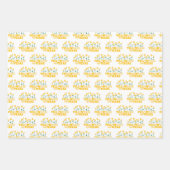 イエローローズオブテキサス州ガーデン ラッピングペーパーシート (正面)