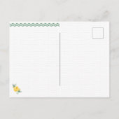 イエローローズオブテキサス州独身のバラ ポストカード (裏面)