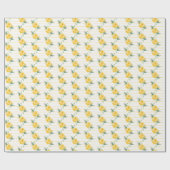 イエローローズオブテキサス州独身のバラ ラッピングペーパー (フラット)