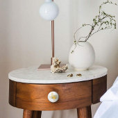 イエローローズオブテキサス州 – ギンガム州とバラ セラミックノブ