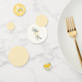 イエローローズオブテキサス州 – ギンガム州結婚ズ コンフェッティ