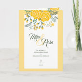 イエローローズオブテキサス州 – ギンガム州結婚ズ プログラム (正面)