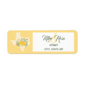 イエローローズオブテキサス州 – ギンガム州結婚ズ ラベル (正面)