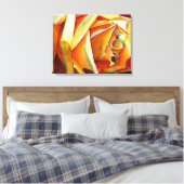 イエローローズオリジナル水彩画花 キャンバスプリント (インサイチュ (寝室))