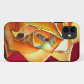 イエローローズオリジナル水彩画花 Case-Mate iPhoneケース (裏面(横))