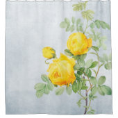 イエローローズオング動揺してレイ シャワーカーテン (正面)