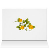 イエローローズオンブラック&ホワイトストライプズ (内部横(上))