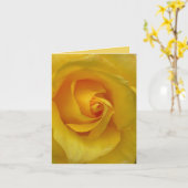 イエローローズカードフラワーズカスタムグリーティングカード カード (黄色い花)